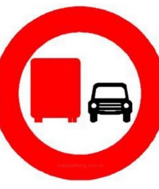 Biển báo cấm xe tải 2,5 tấn