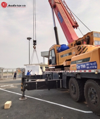 Cho thuê xe cẩu giá rẻ - Vận tải AnzEn