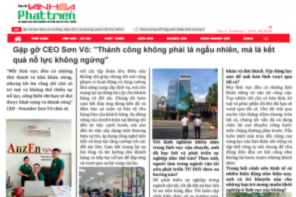 Gặp gỡ CEO Sơn Võ: "Thành công không phải là ngẫu nhiên, mà là kết quả nỗ lực không ngừng"